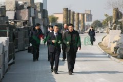 区领导考察团莅临MG冰球游戏集团检查指导工作